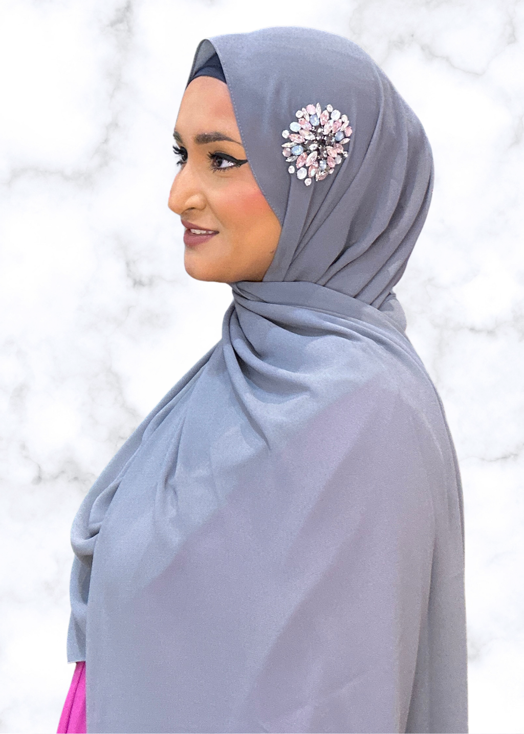 Fig - Duo Encrusted Hijab