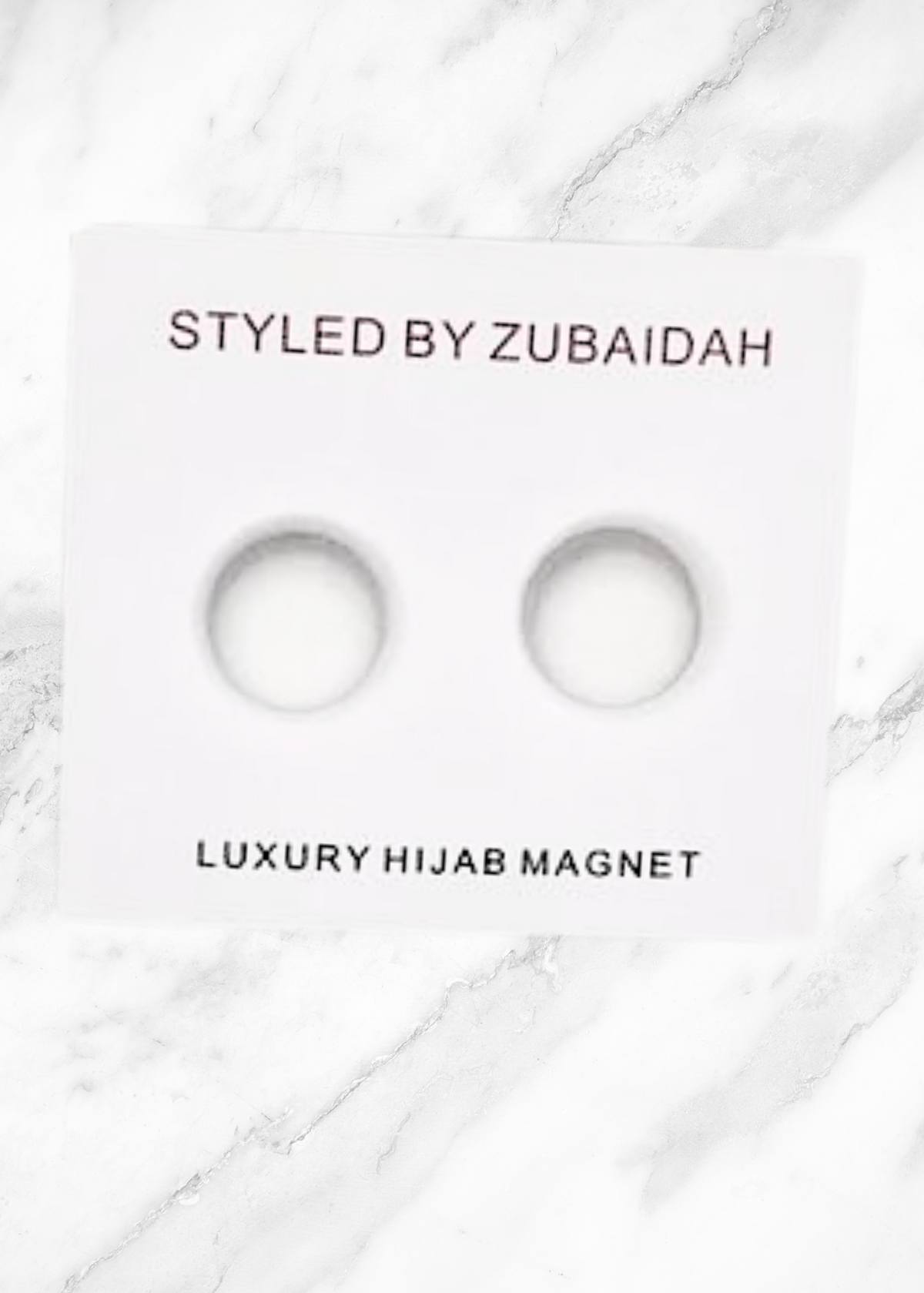 Hijab Magnets - Matte White