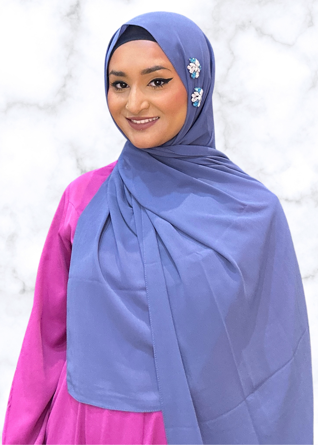 Hickory  - Dragonfly Encrusted Hijab main image 1