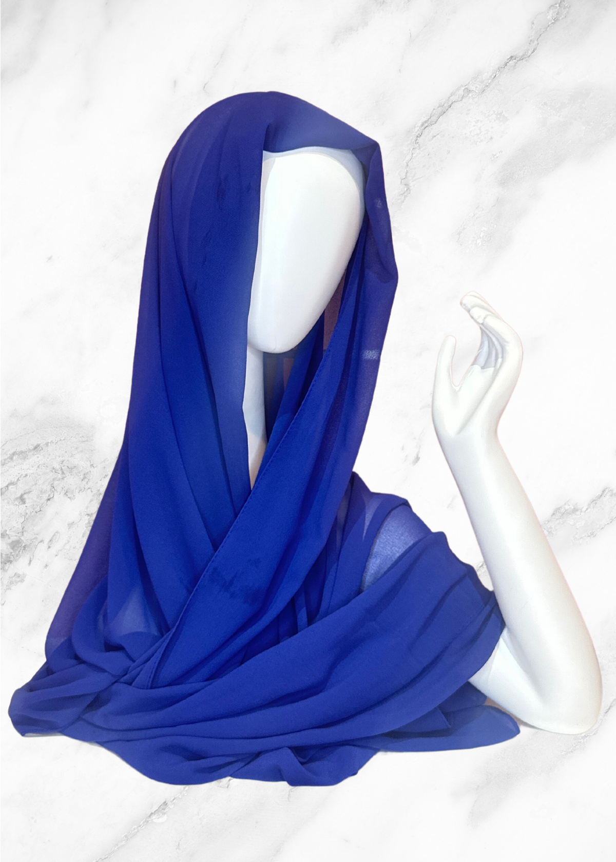 Indigo - XL Premium Chiffon Hijab
