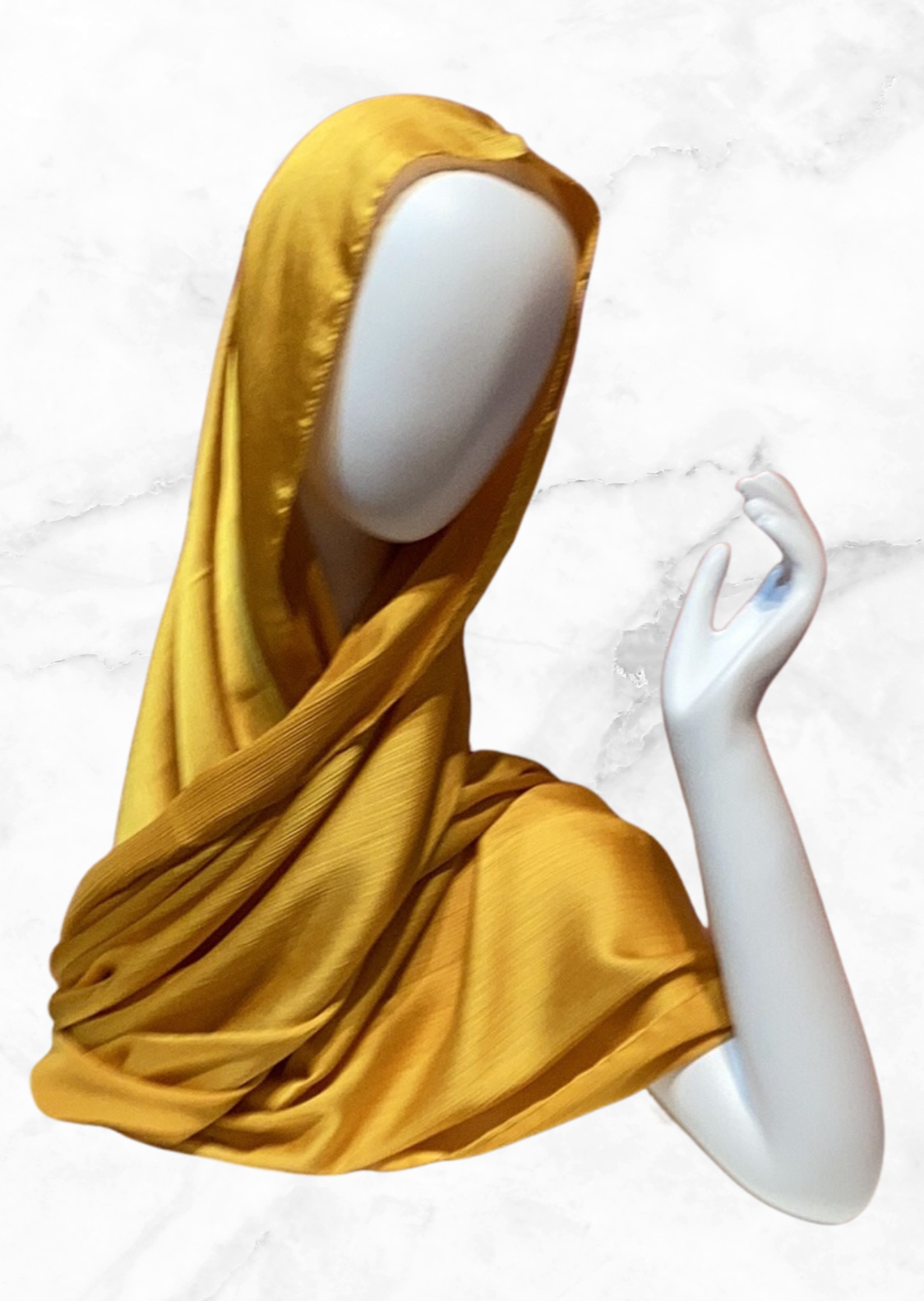 Mustard - Luxe Silk Hijab