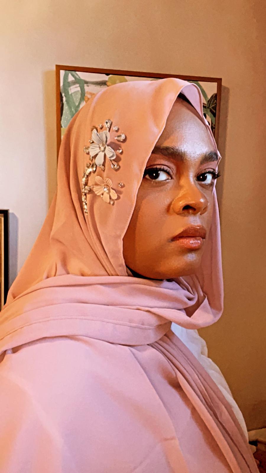 Blush - Diamond Encrusted Hijab