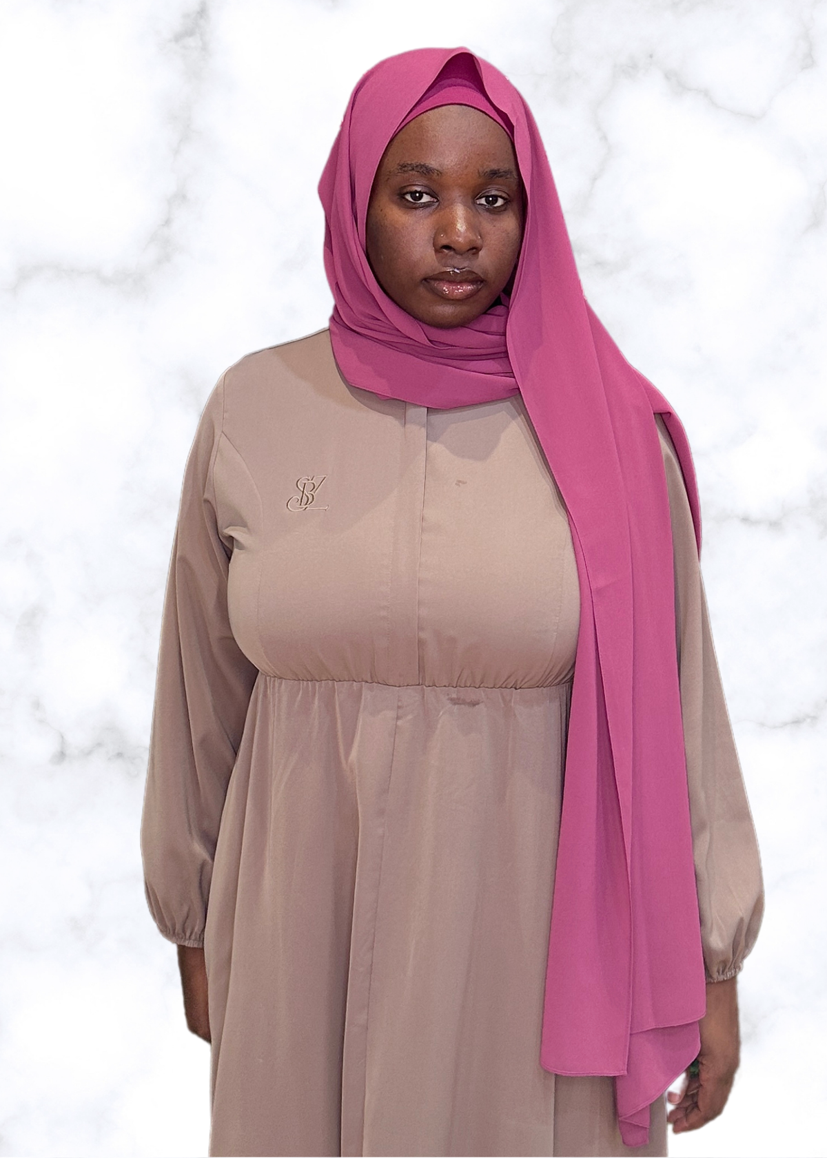 Hibiscus - Matching Chiffon Hijab Set