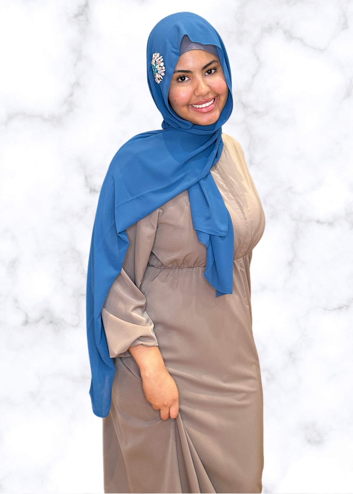 Sapphire - Sunburst Encrusted Hijab