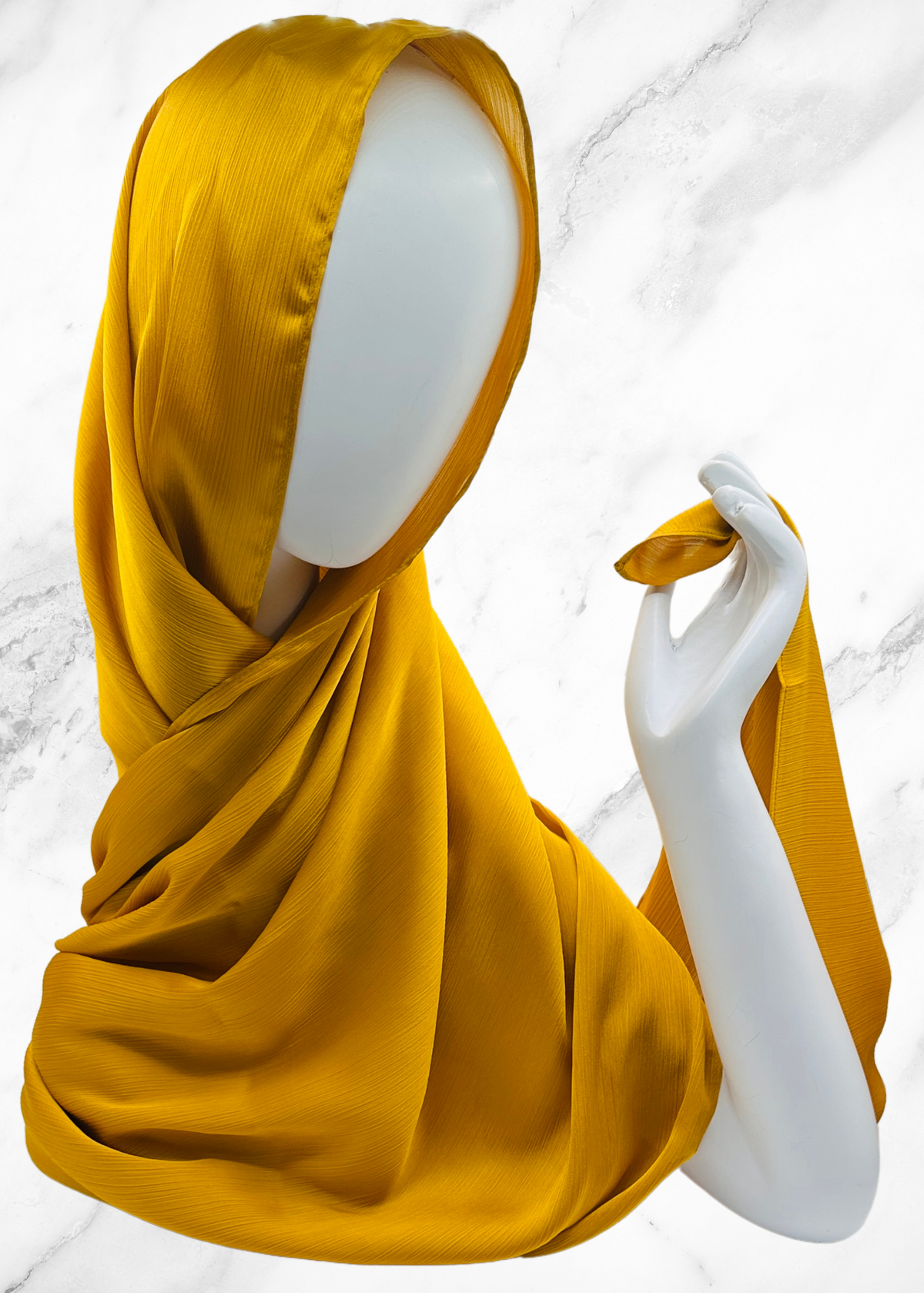Mustard - Luxe Silk Hijab