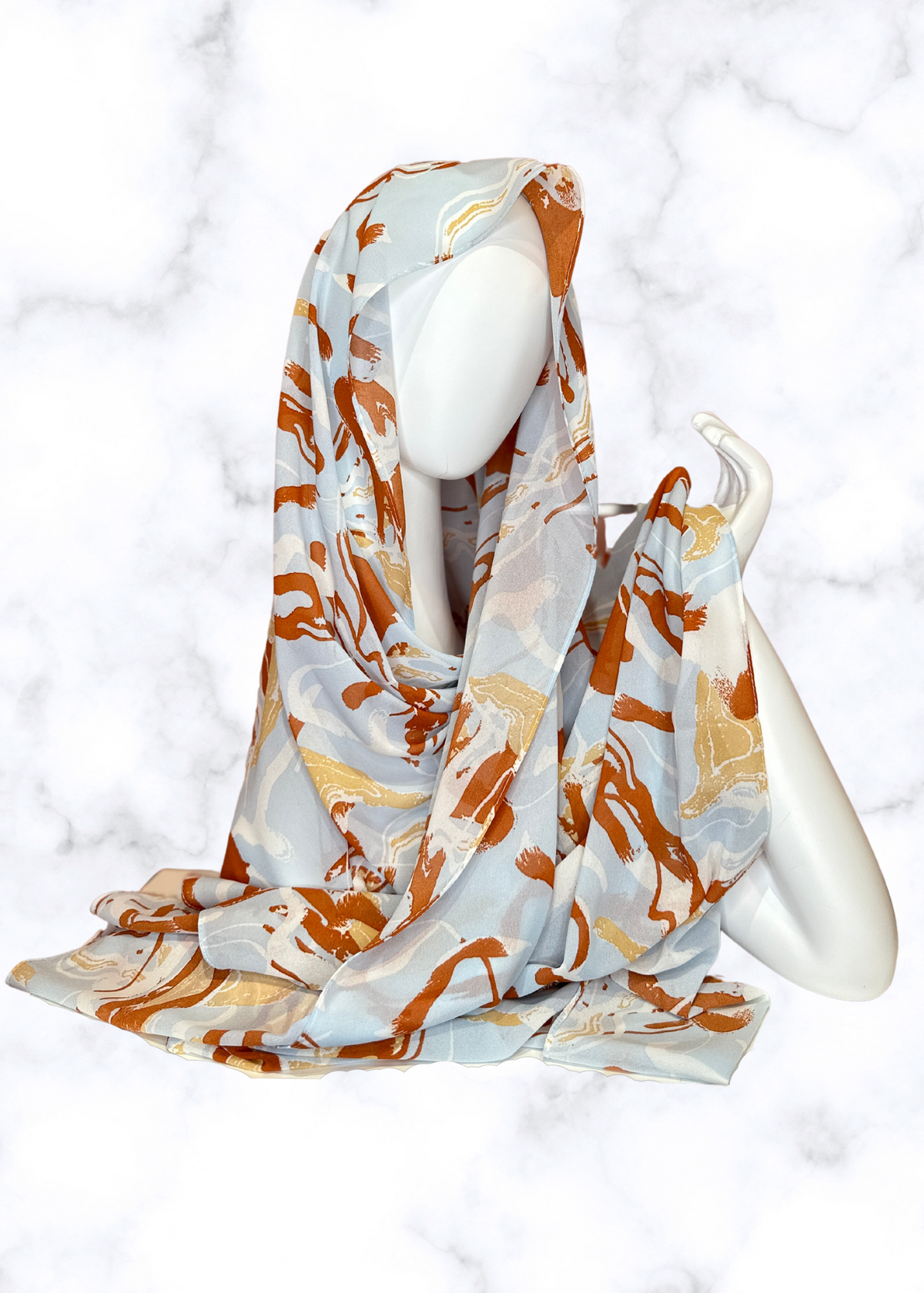 Seasonal Spice - Chiffon Printed Hijab