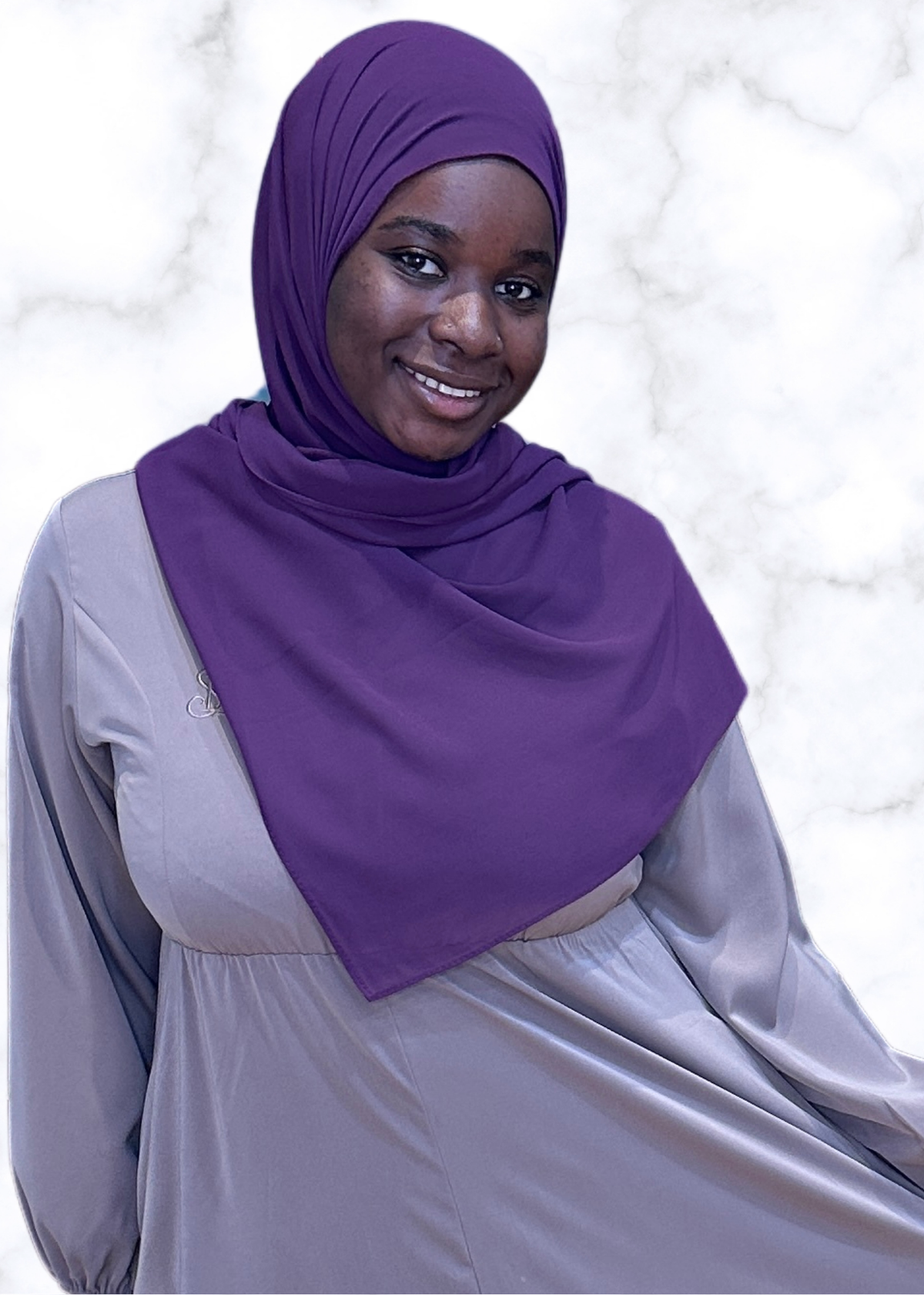 Plum - XL Premium Chiffon Hijab