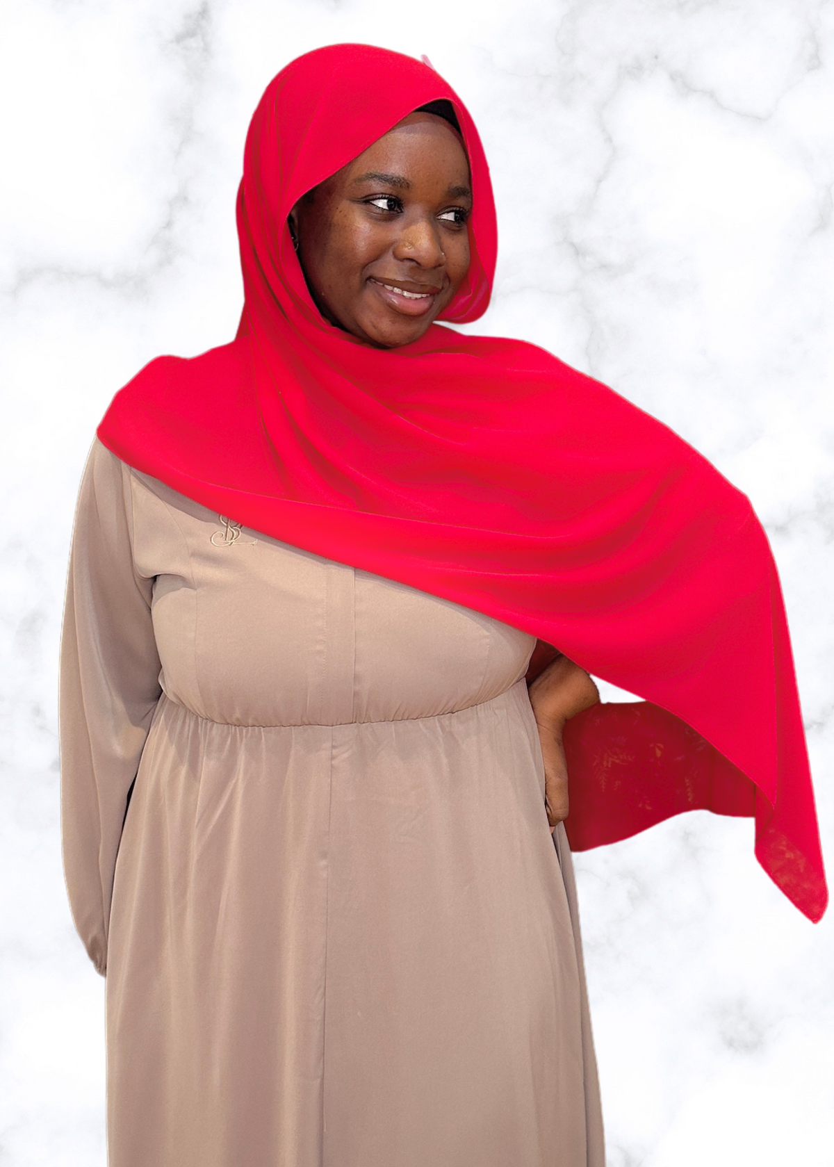 Scarlet - XL Premium Chiffon Hijab