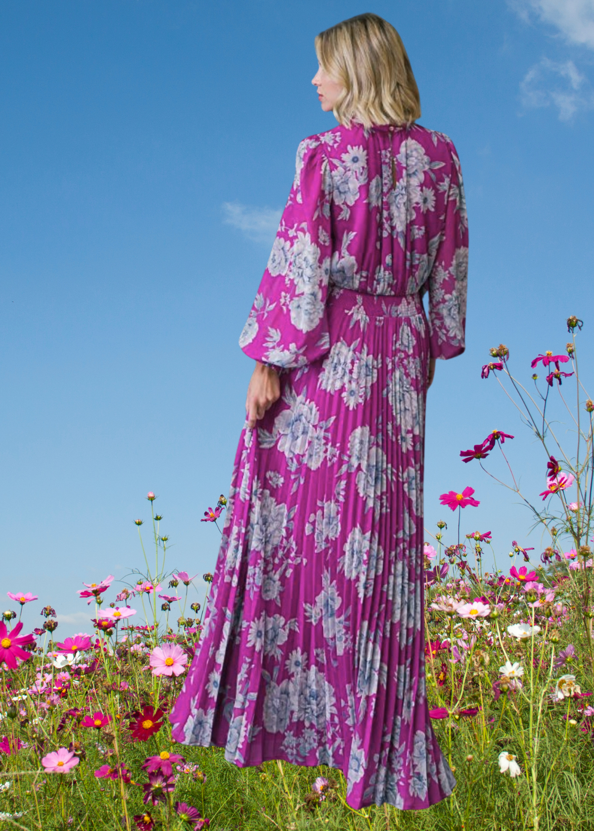 Orchid Bloom - Maxi Dress