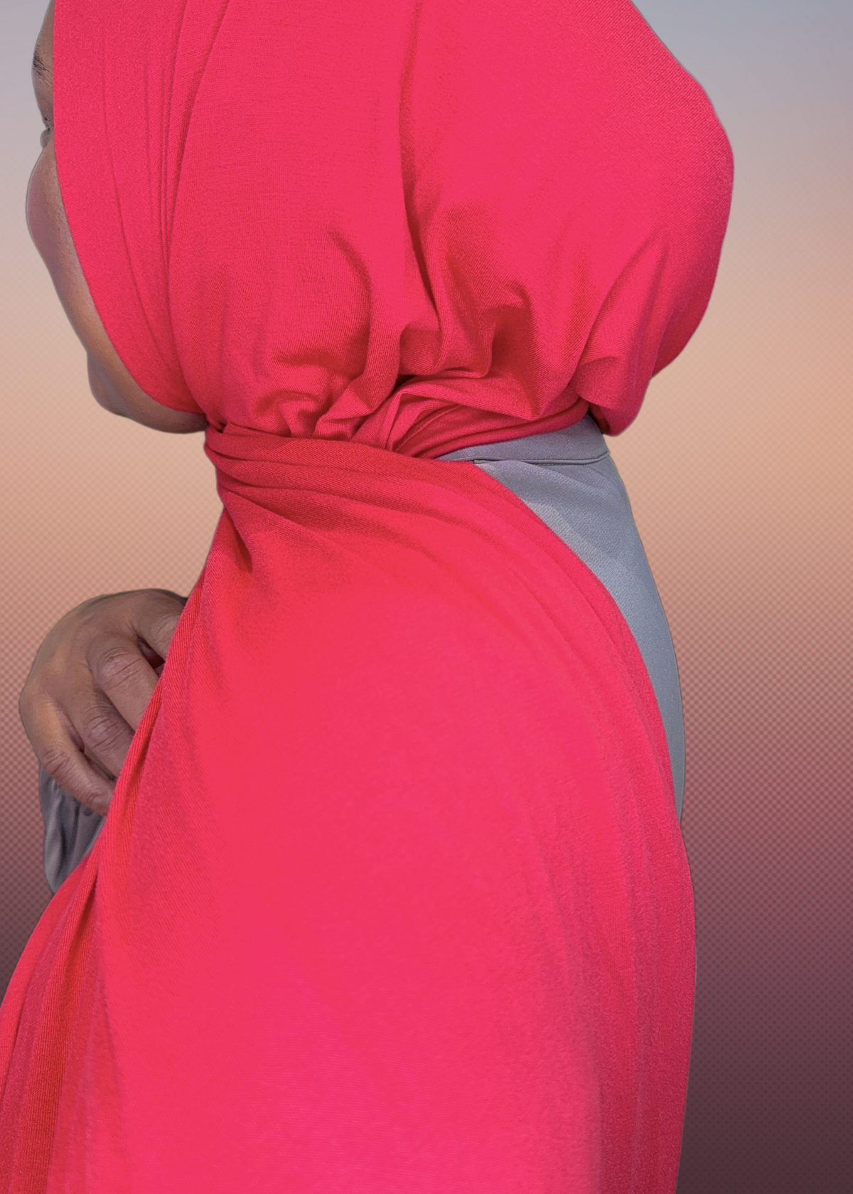 Ruby Red - XL Jersey Knit Hijab