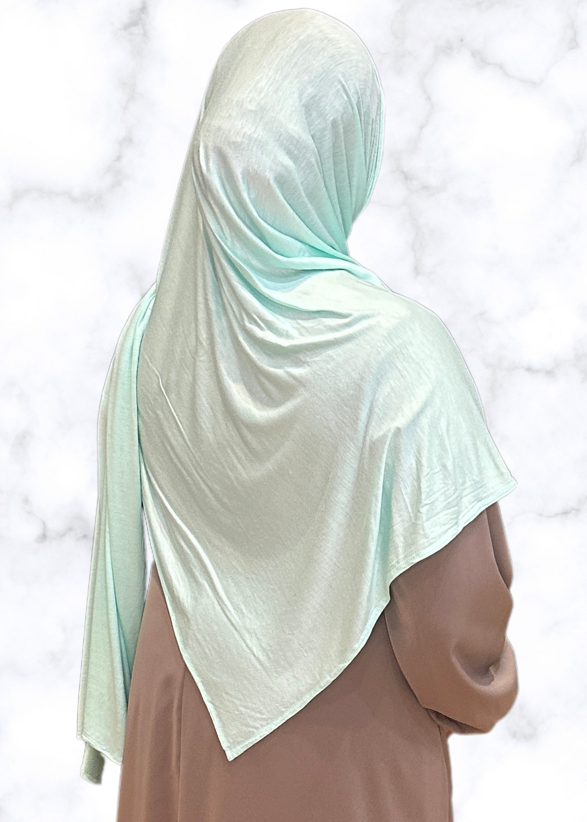 Fresh Mint - XL Jersey Knit Hijab