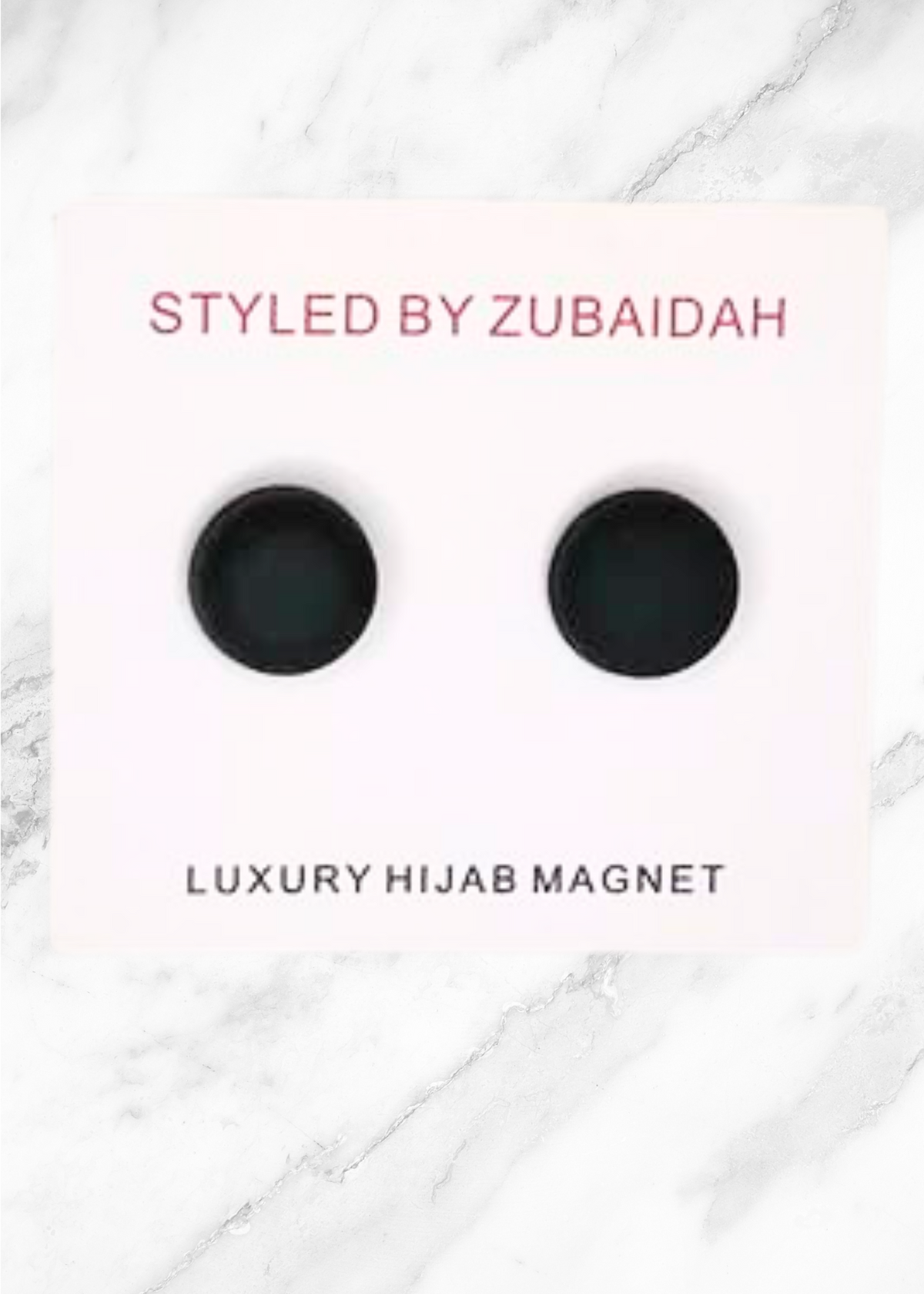 Hijab Magnets - Matte Black