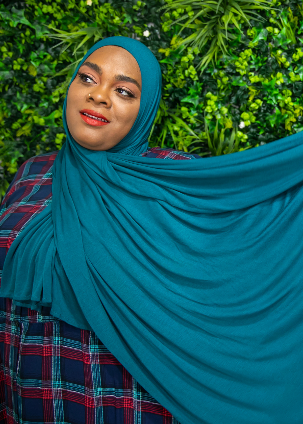 Deep Teal - XL Jersey Knit Hijab