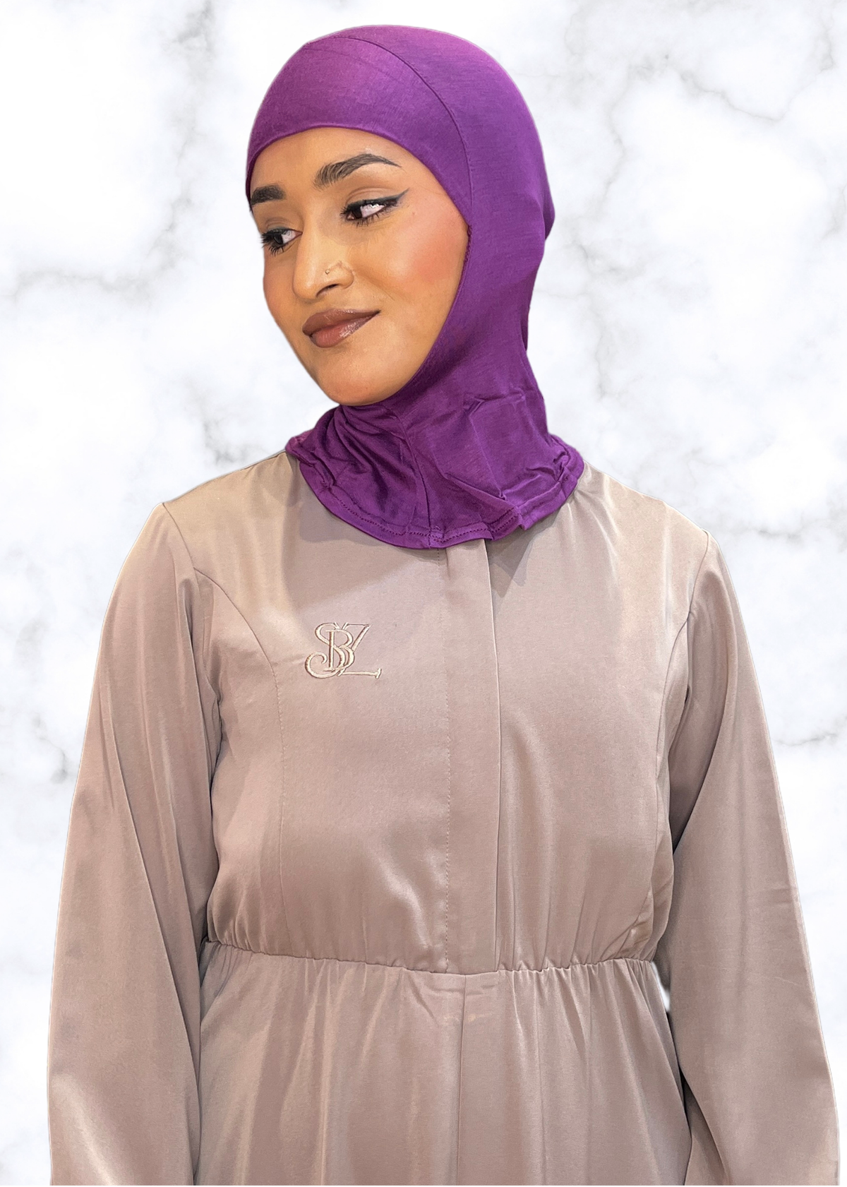 Violet - Jersey Ninja Under Cap