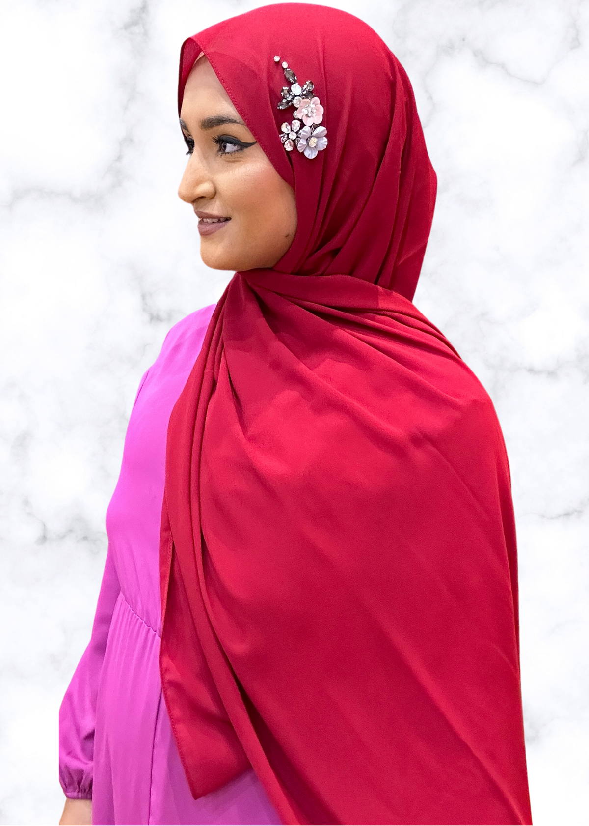 Jam  - Dragonfly Encrusted Hijab
