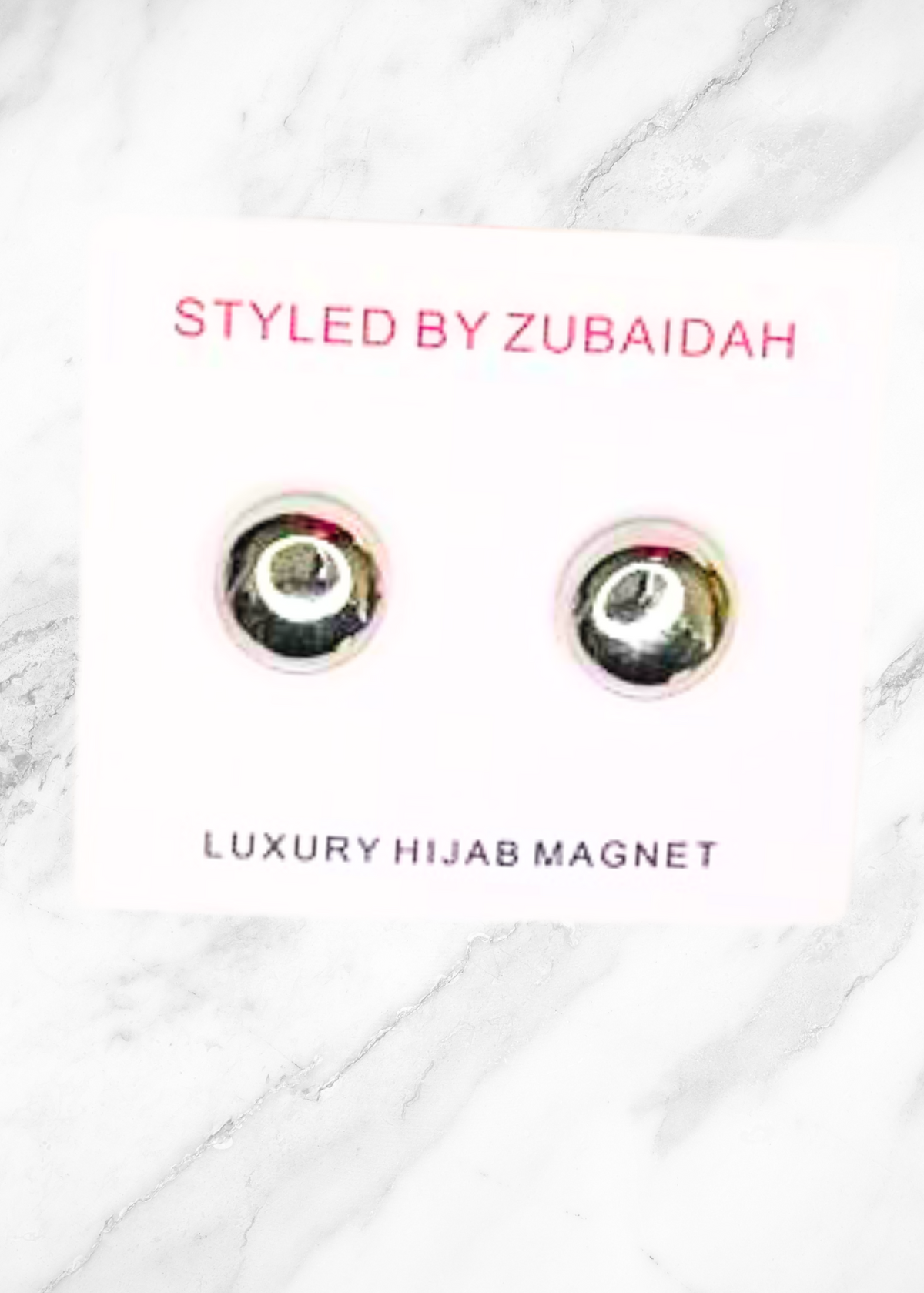 Hijab Magnets - Silver