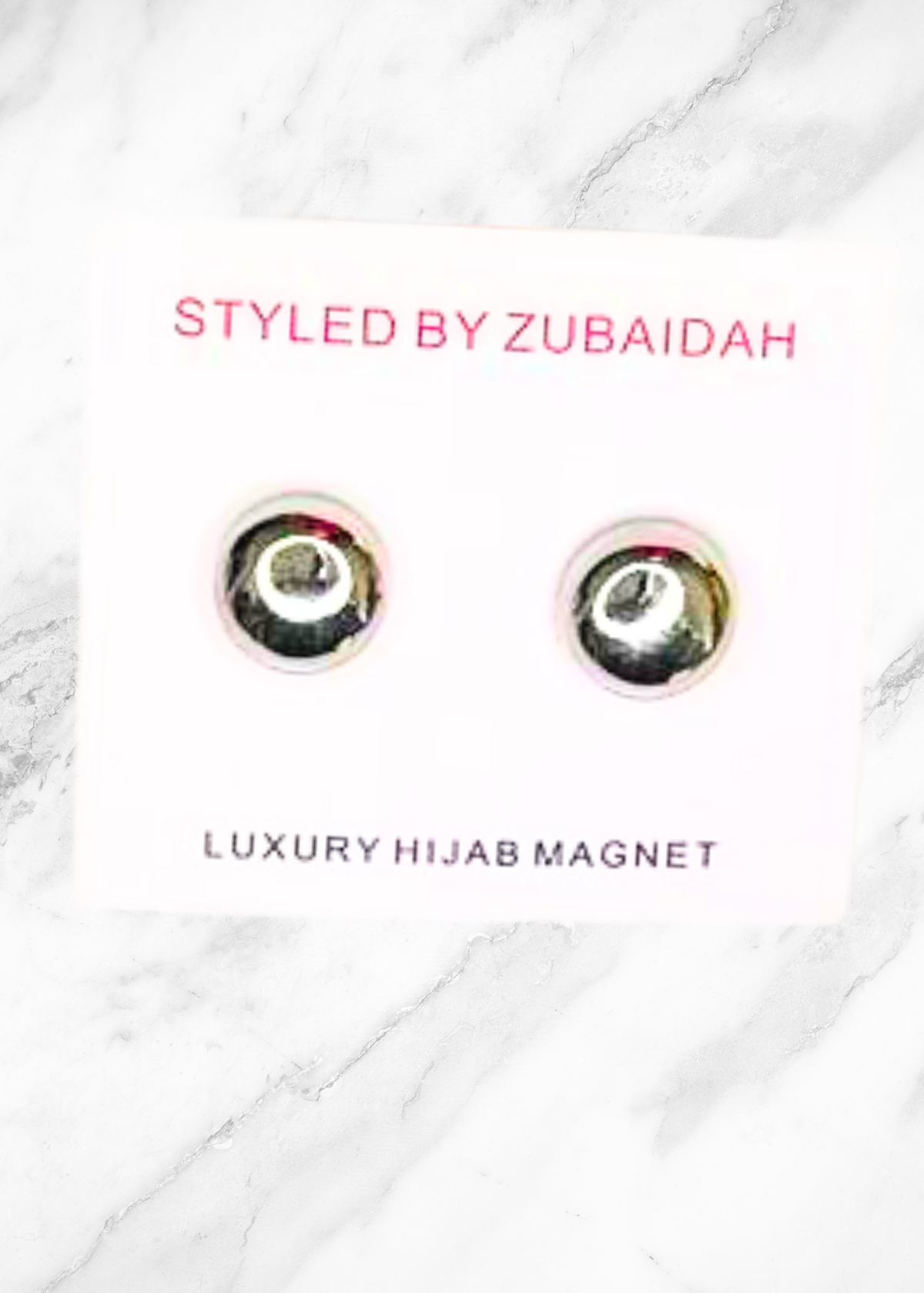 Hijab Magnets - Silver – Styled by Zubaidah