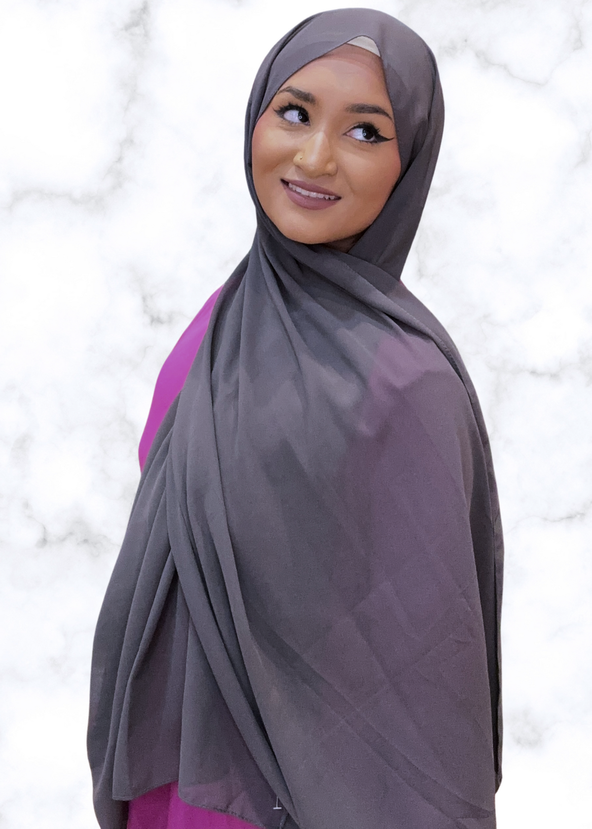 Ash - XL Premium Chiffon Hijab
