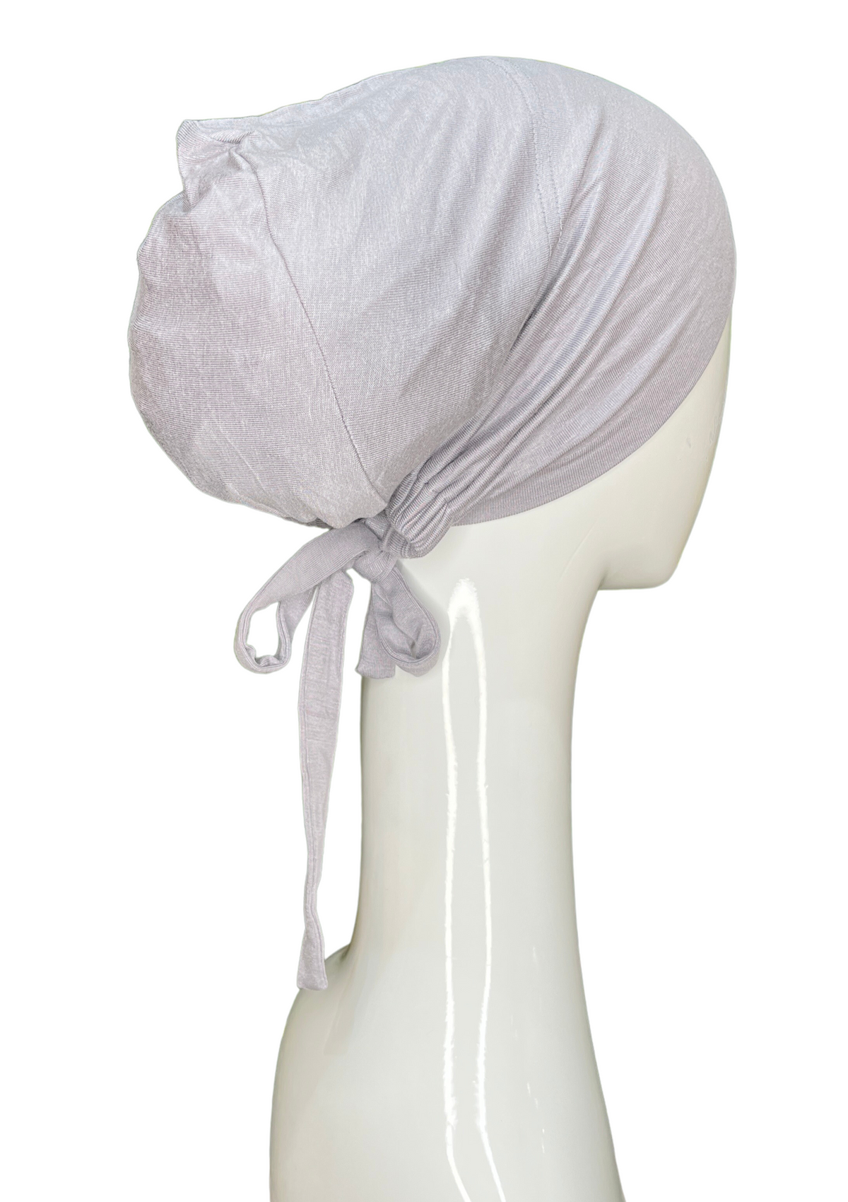 Grey - Bonnet Style Under Cap