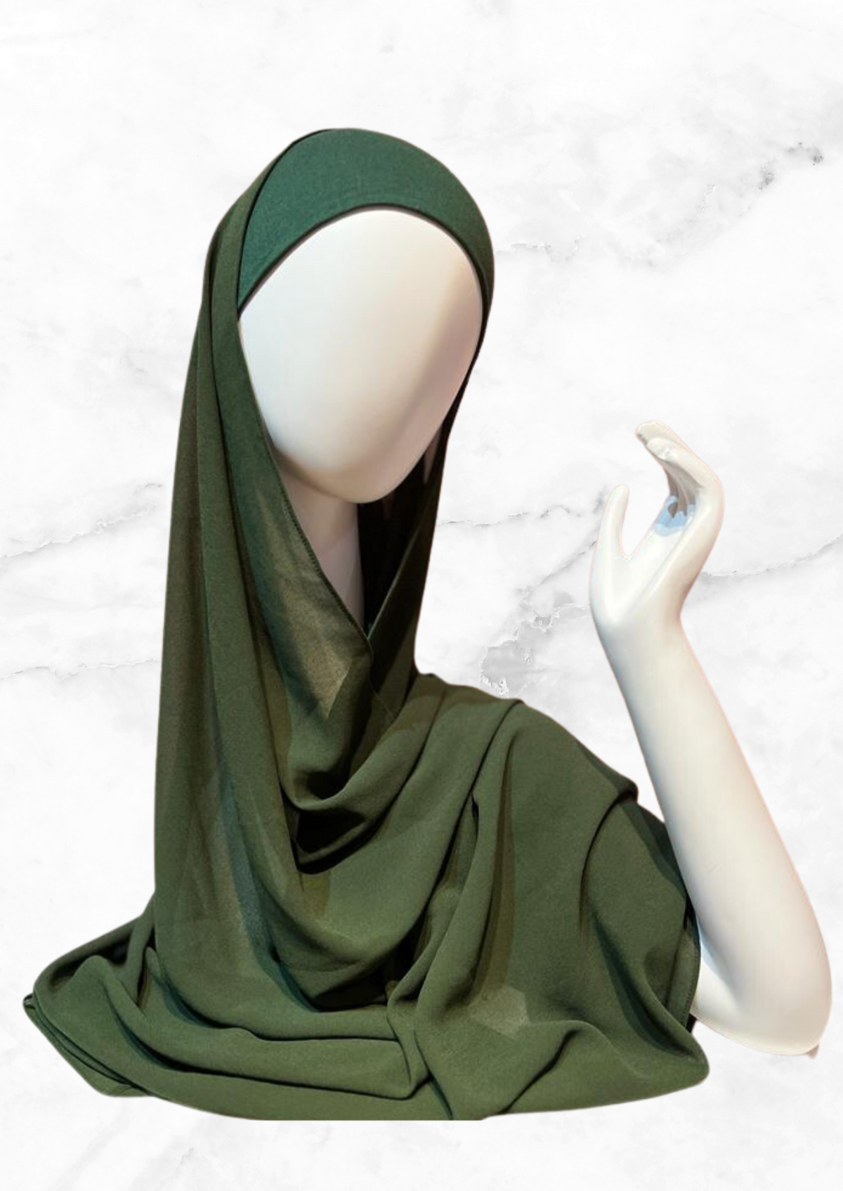 Clover - Matching Chiffon Hijab Set