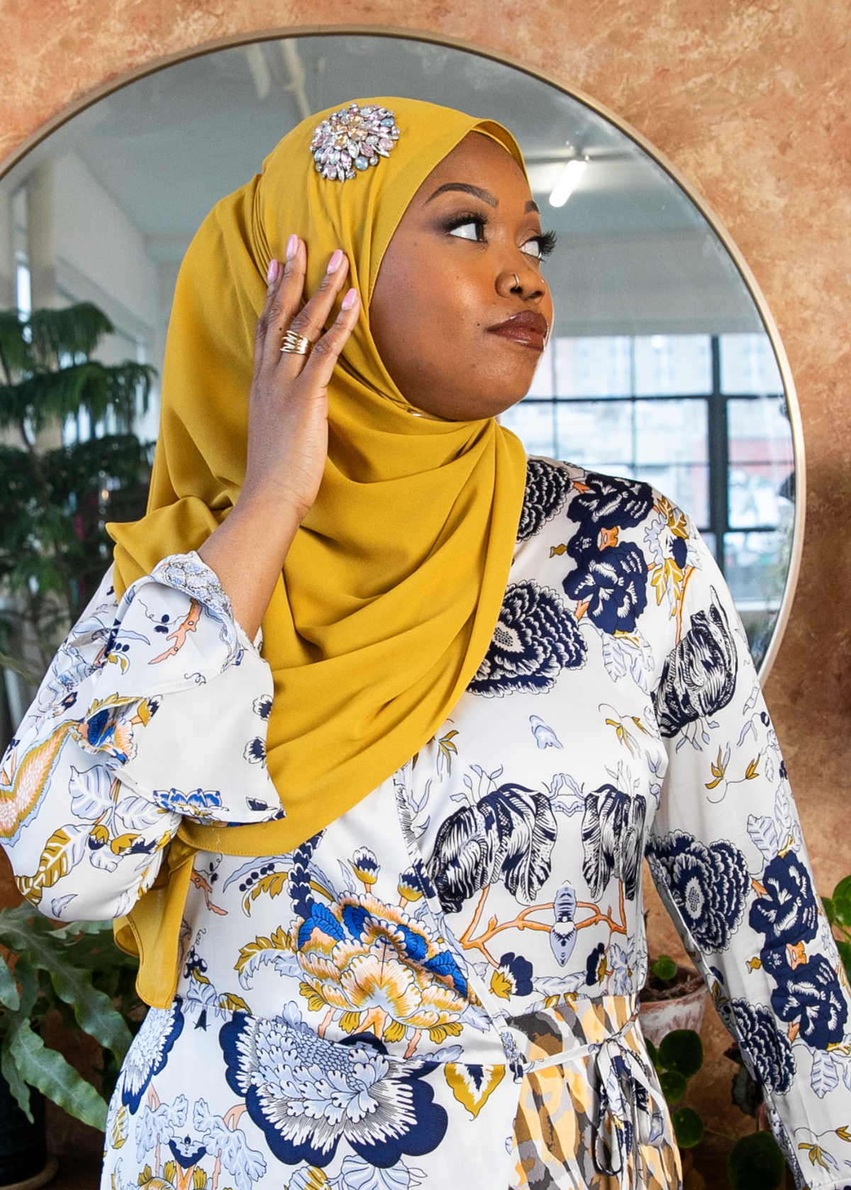 Saffron - Sunburst Encrusted Hijab