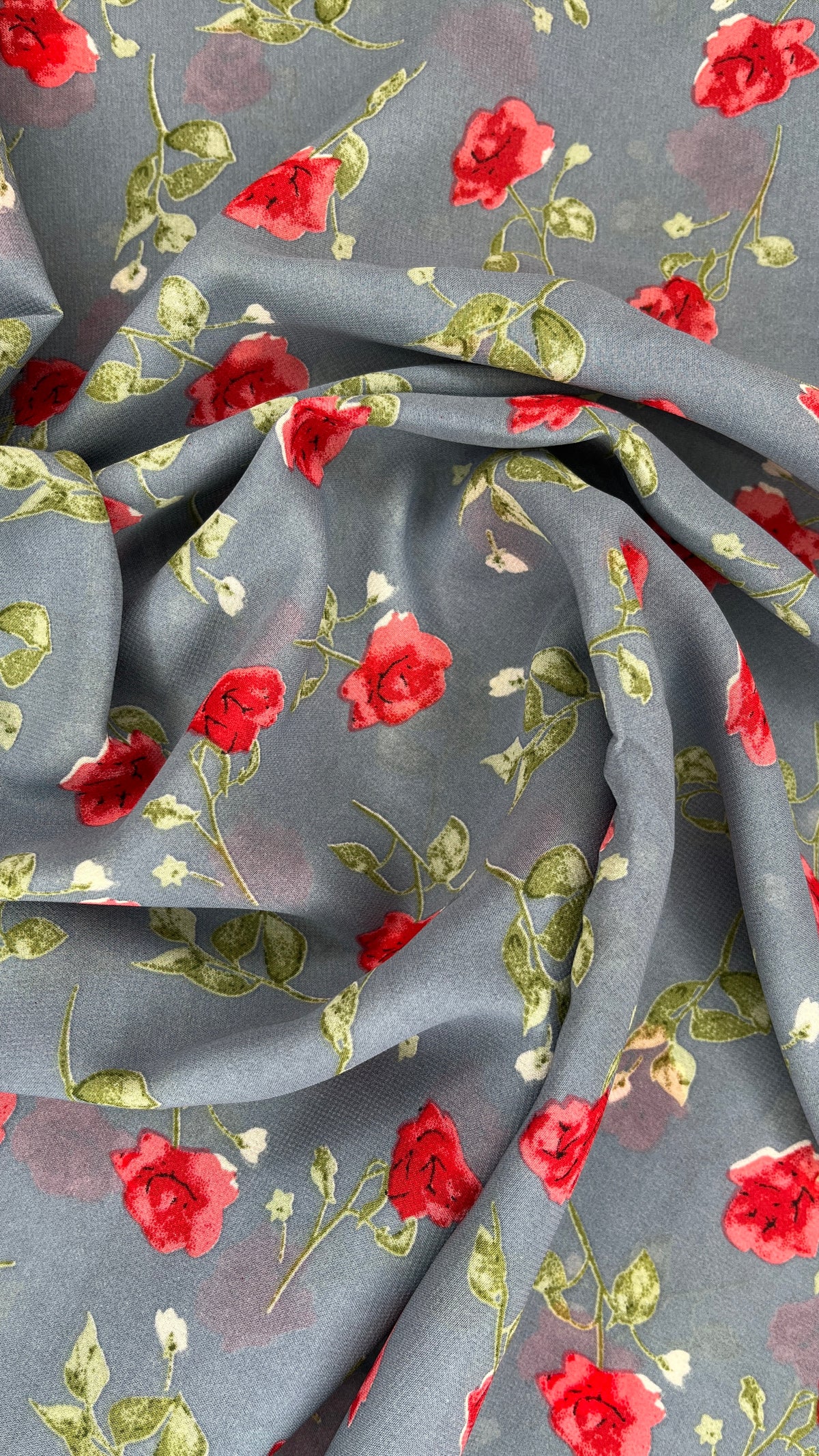 Concrete Rose - Chiffon Printed Hijab