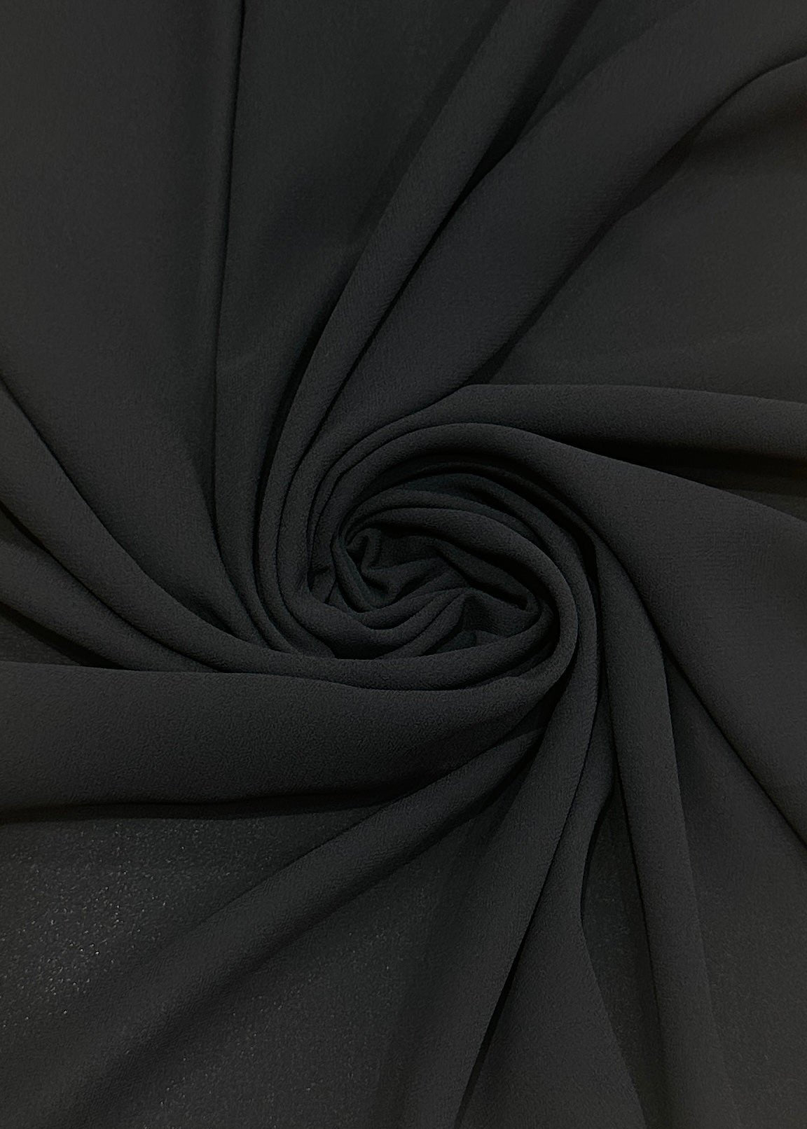 Black - XL Premium Chiffon Hijab