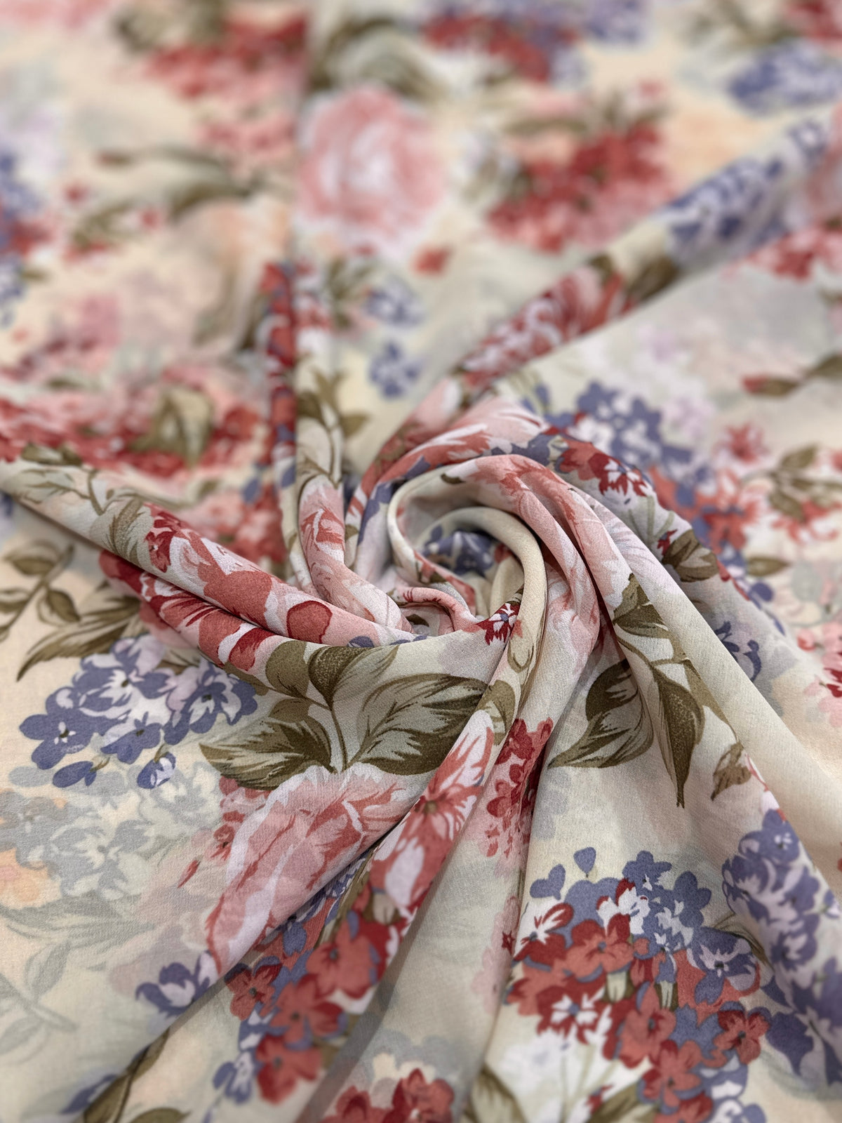 Summer Bouquet - Chiffon Printed Hijab