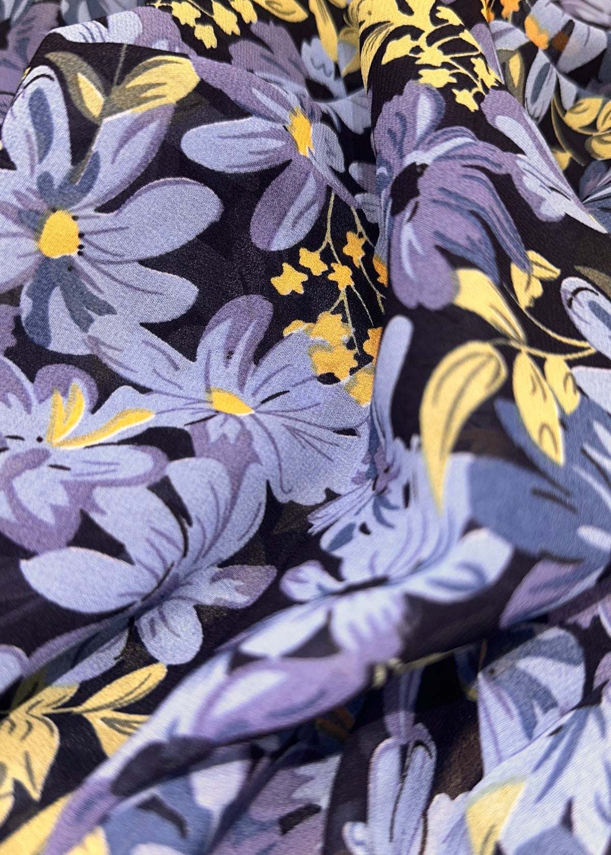 Enchanted Indigo - Chiffon Printed Hijab