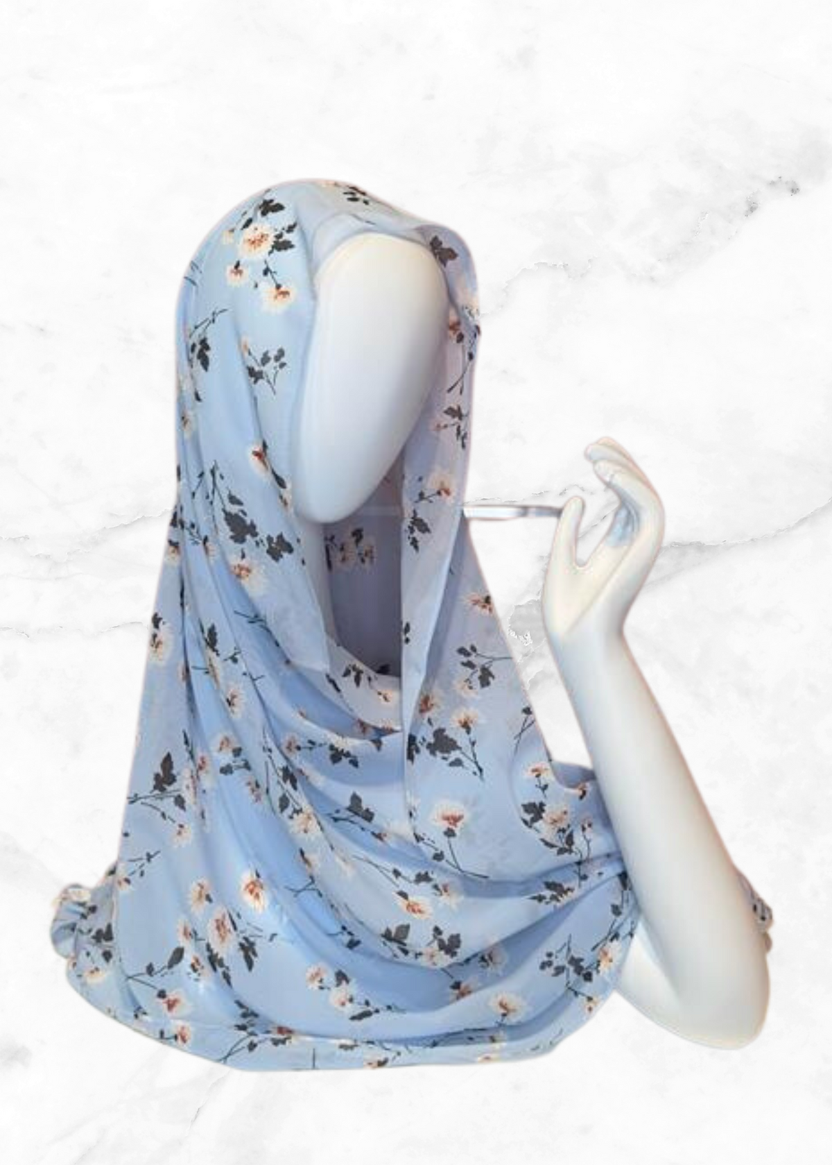 Glass Slipper - Chiffon Printed Hijab