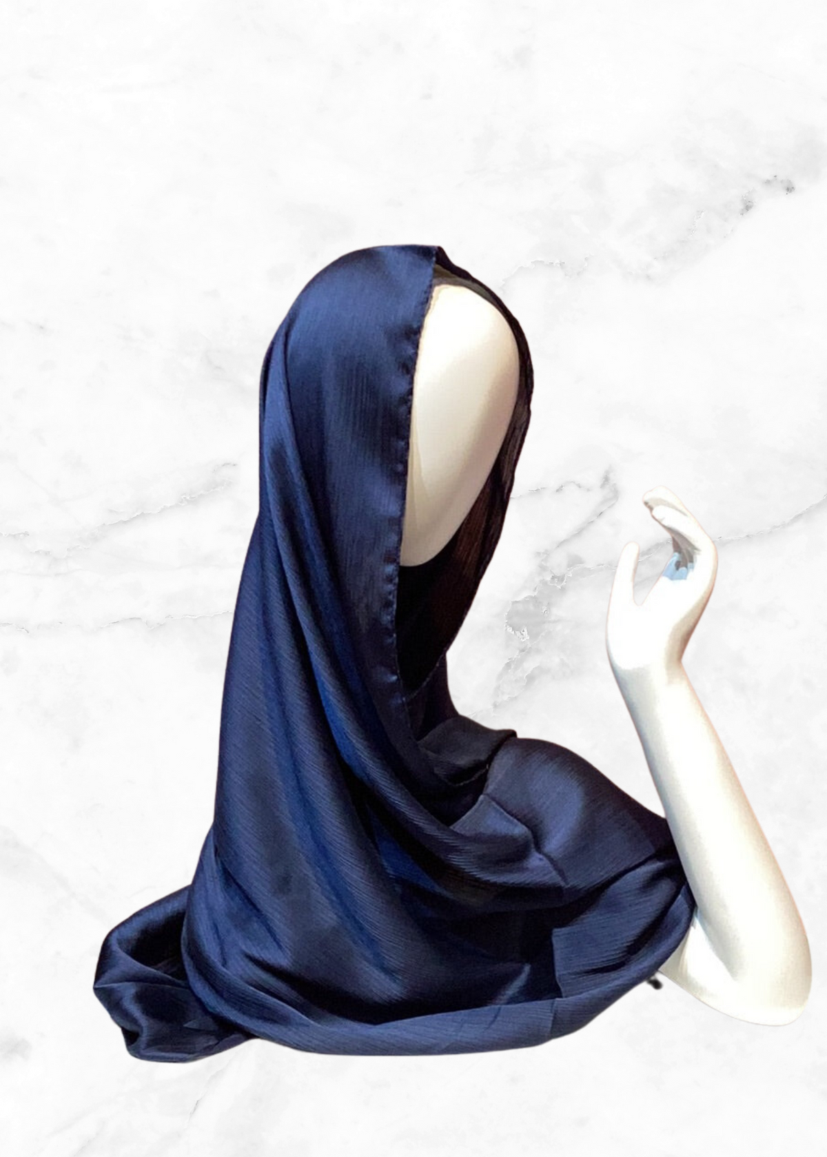 Navy - Luxe Silk Hijab