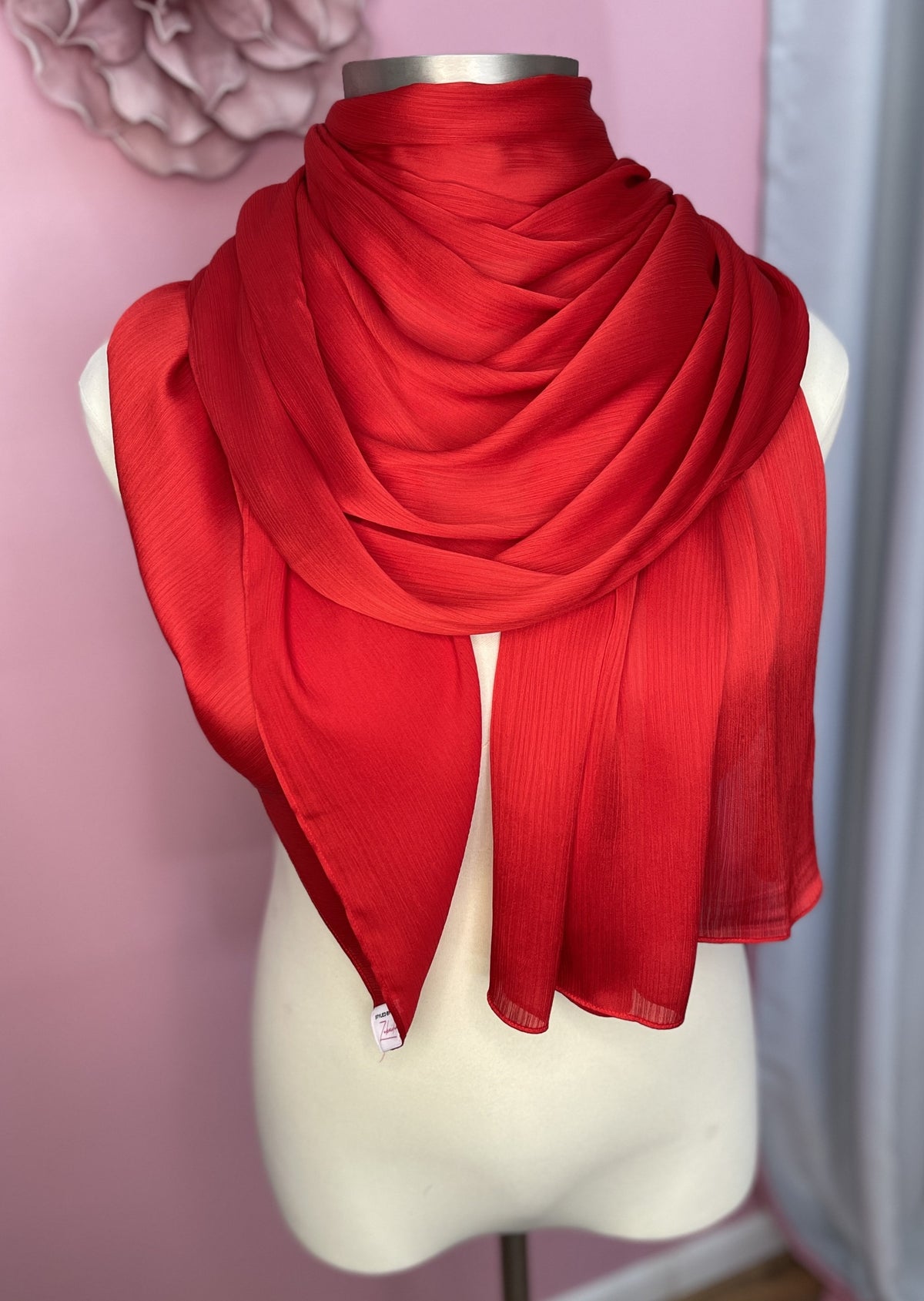 Scarlet - Luxe Silk Hijab