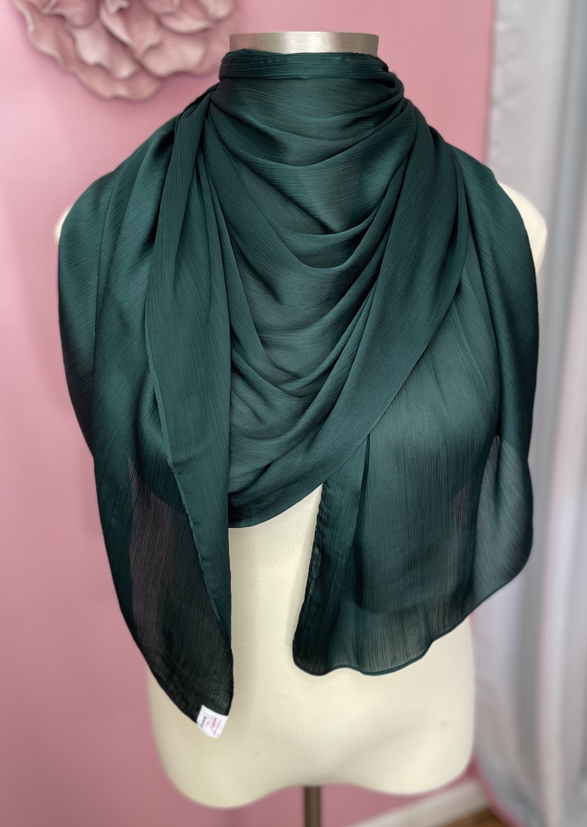 Deep Emerald - Luxe Silk Hijab