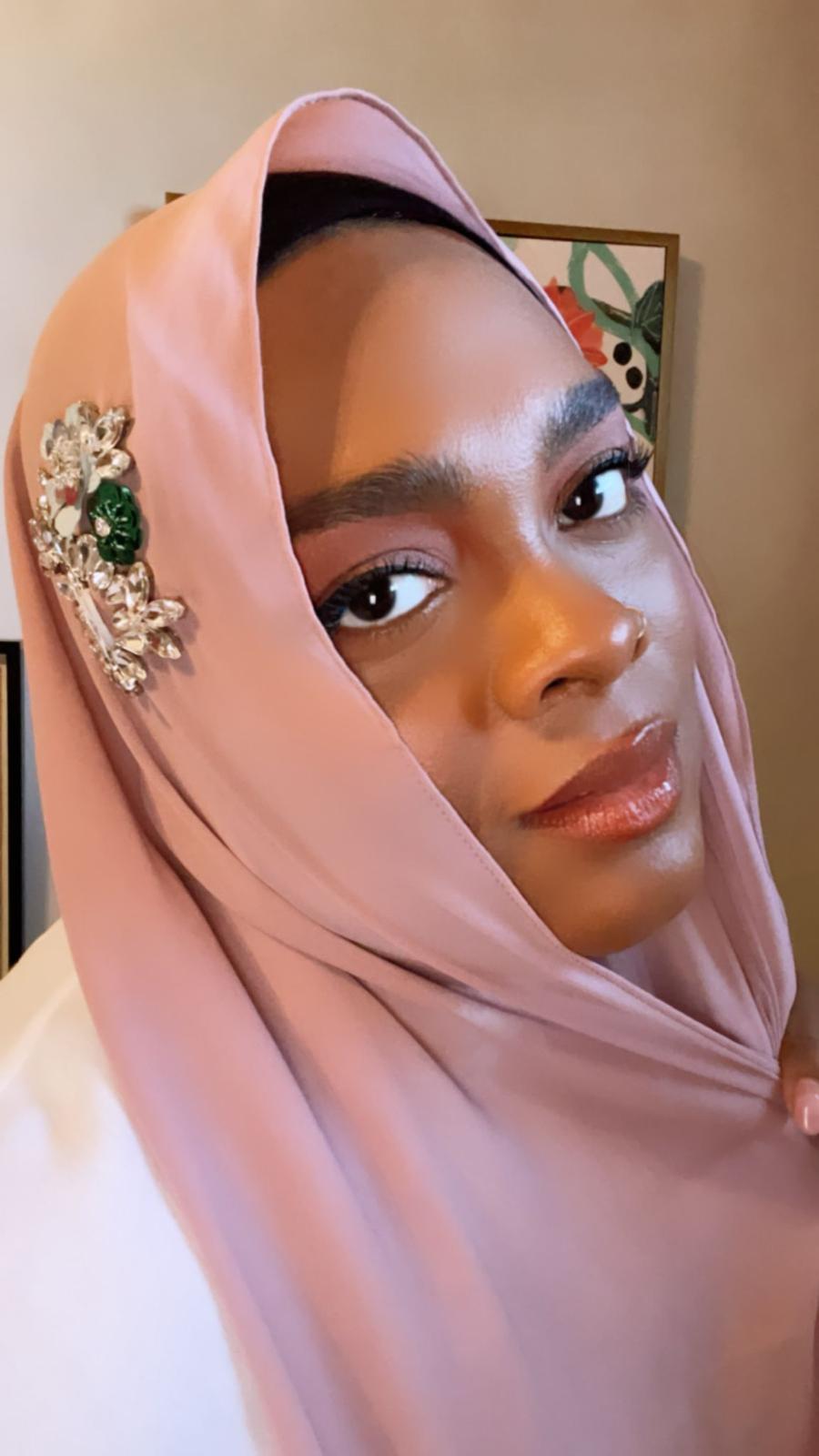 Lotus - Diamond Encrusted Hijab