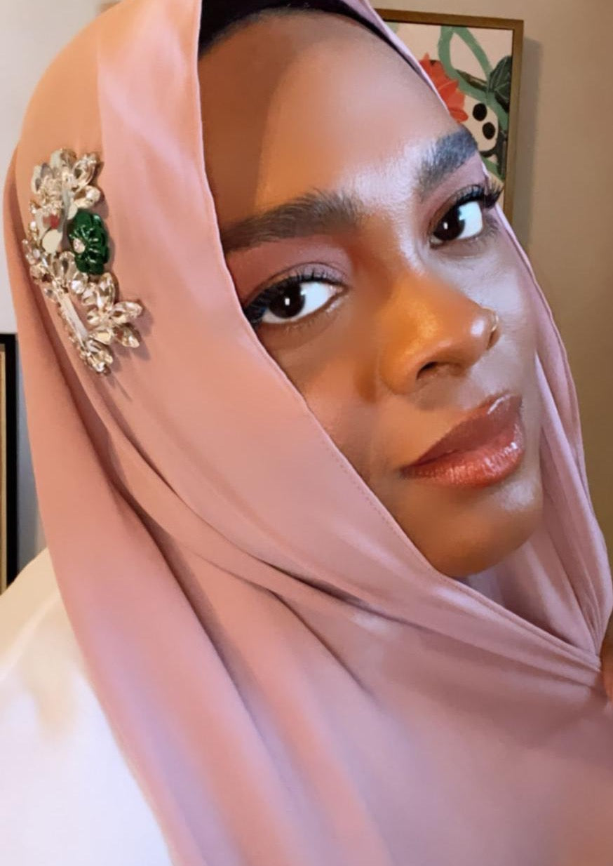 Blush - Diamond Encrusted Hijab