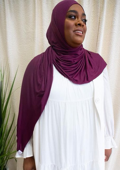 Boysenberry - XL Jersey Knit Hijab
