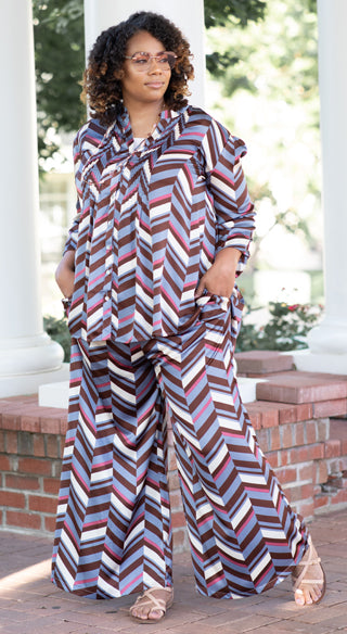 Shop Plus Size High-Rise Stripe Palazzo Pants for Women from latest  collection at Forever 21 | 324239