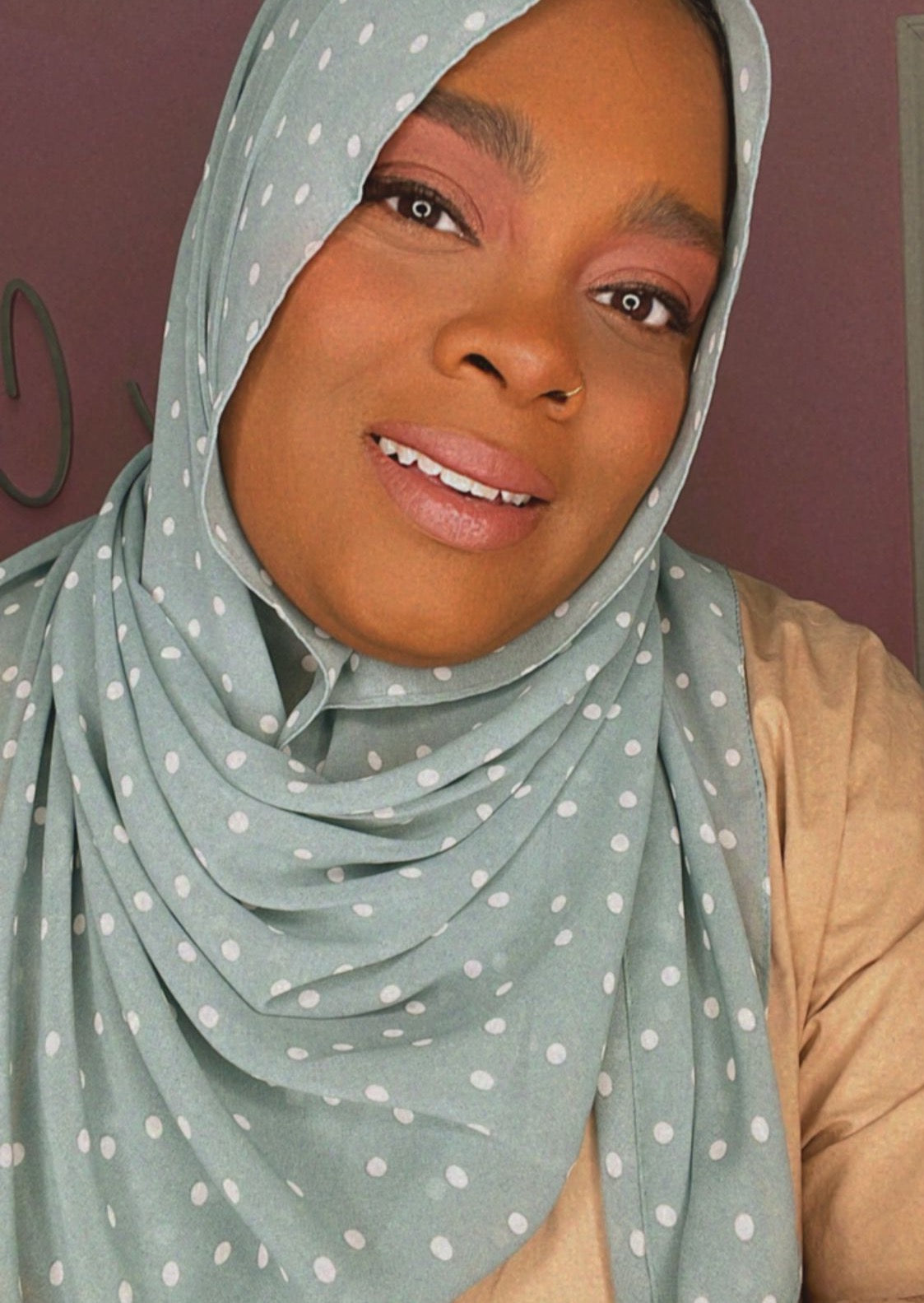 Sapphire Dotted - Chiffon Printed Hijab
