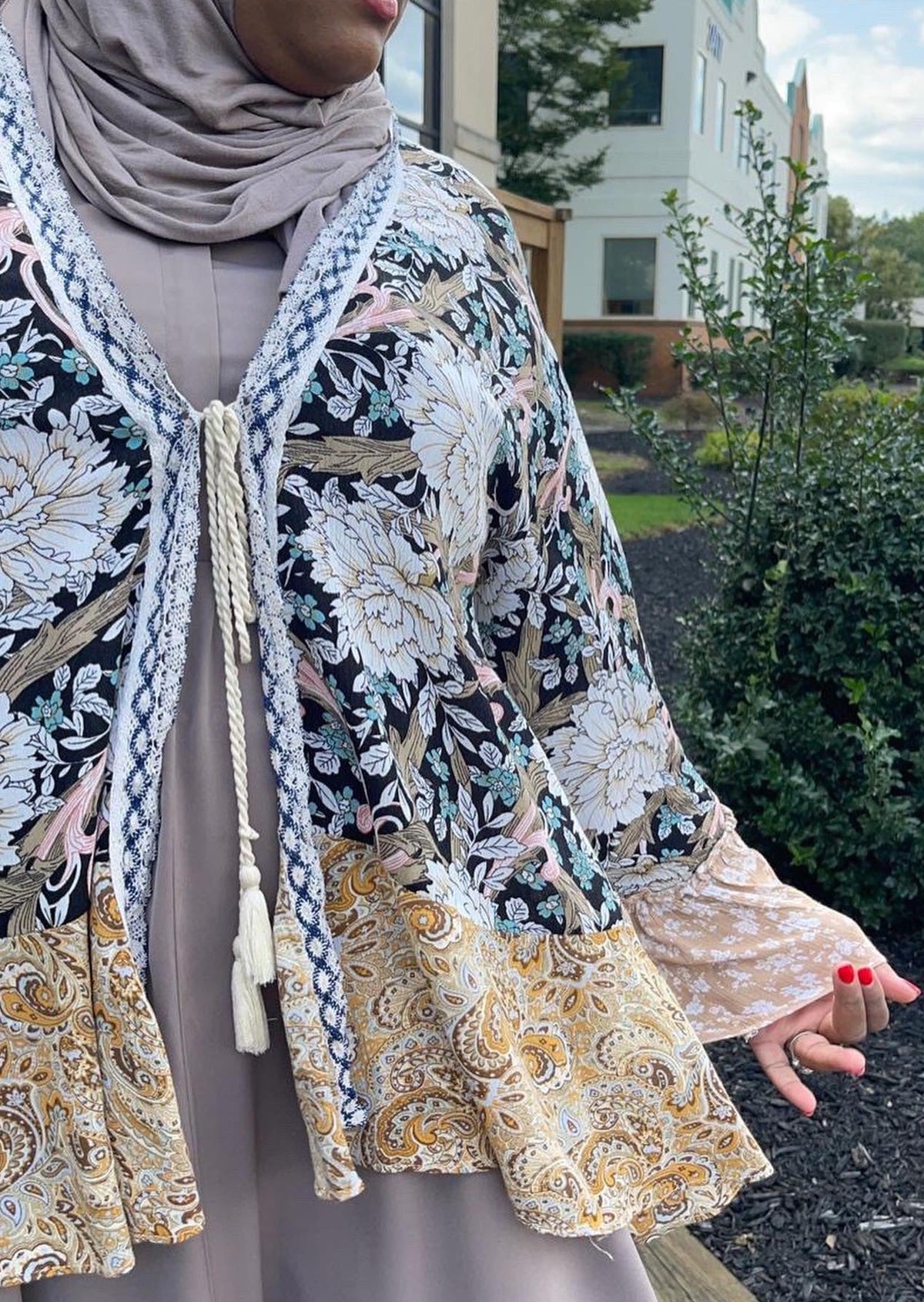 Oriental - Flutter Sleeve Kimono