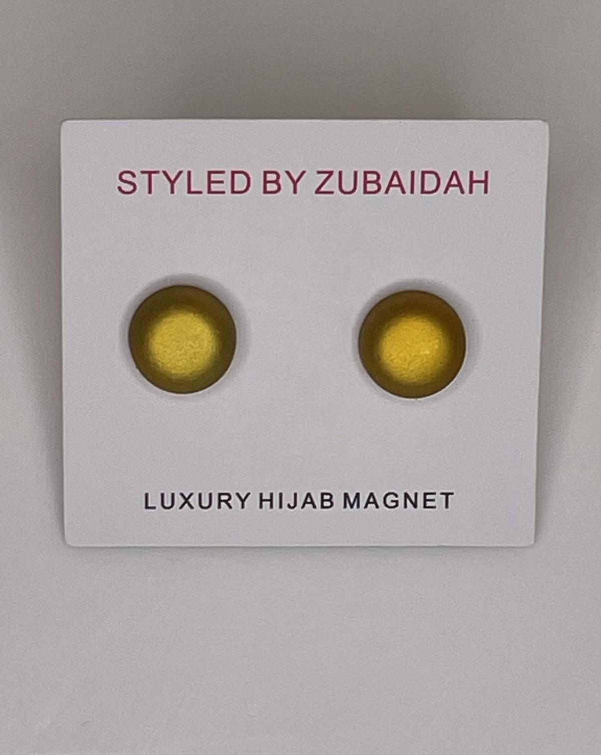 Hijab Magnets - Matte Gold