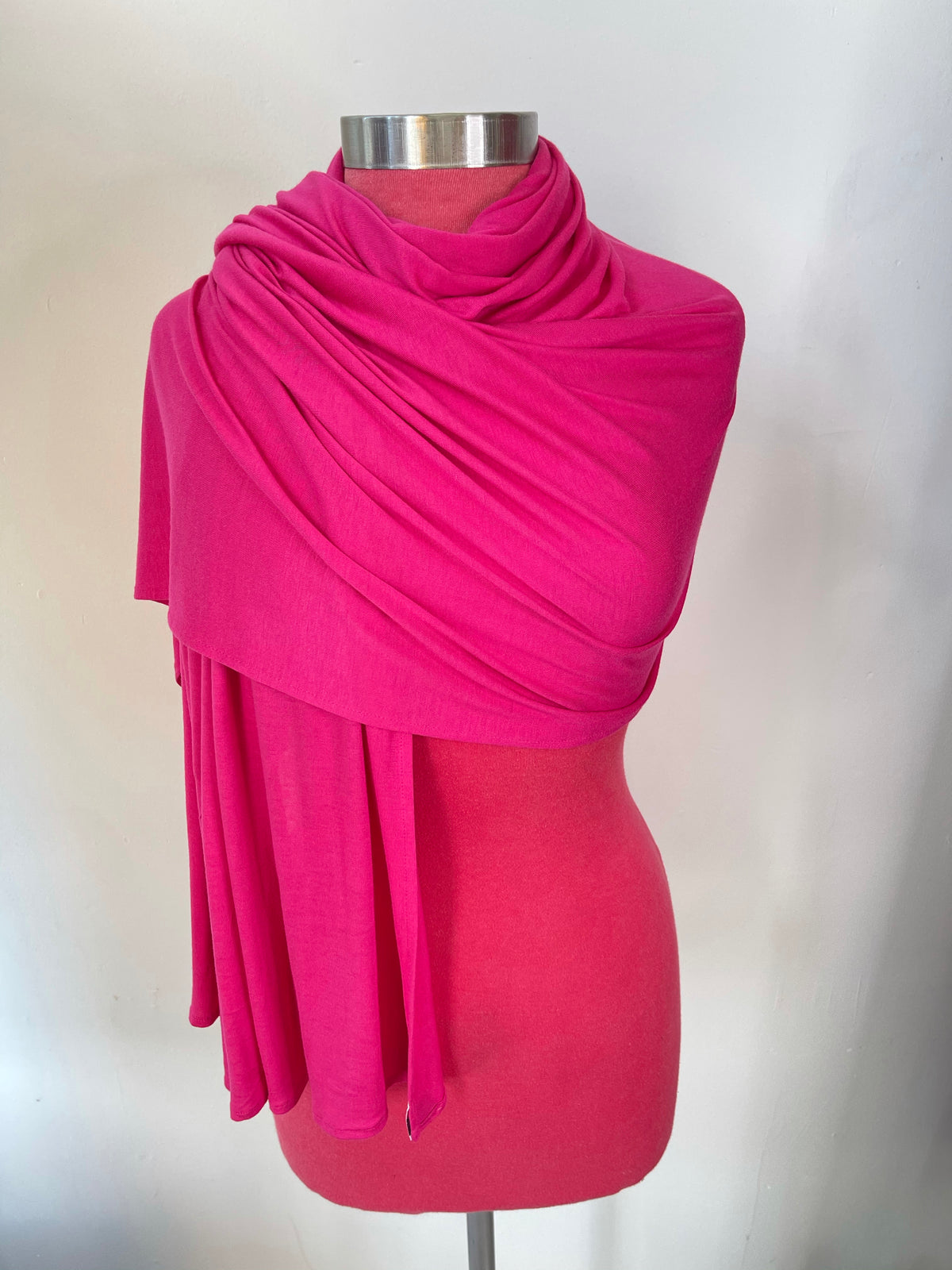 Magenta -  XL Jersey Knit Hijab